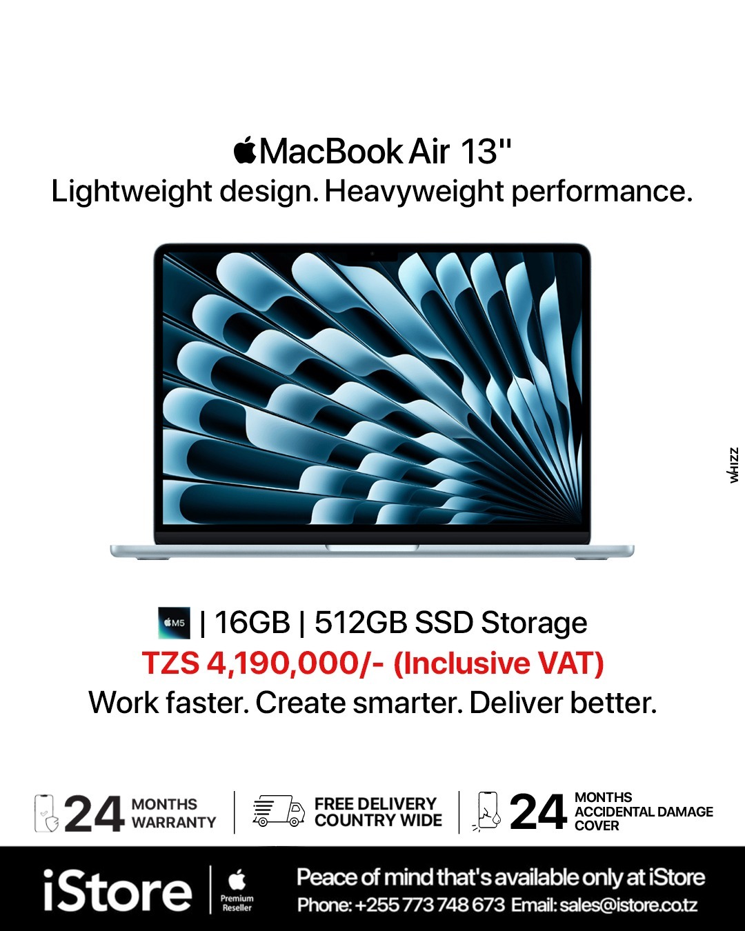 MacBook Air 13" with M5 chip redefines next-generation performance.